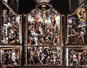 Maarten van Heemskerck Triptych oil on canvas